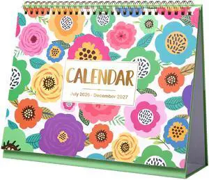 2026-2027 Desk Calendar, 9.8" x 8.3", JUL 2026 - DEC 2027, Desktop Calendar 2026-2027 Desk Calendar, 9.8" x 8.3", JUL 2026 - DEC 2027, Desktop Calendar