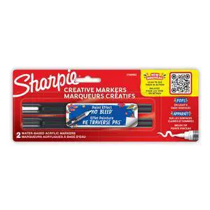 Creative Acrylic Markers - Brush Tip, Set of 2, 2196903 Creative Acrylic Markers - Brush Tip, Set of 2, 2196903
