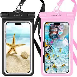 Waterproof Phone Pouch Case - 2 Pack, Cell Phone Dry Bag for iPhone 14 13 12 11 Pro Max XS Plus XR, Galaxy S23 S22 S21, IPX8 Waterproof Phone Holder for Vacation Underwater Beach Necessities Waterproof Phone Pouch Case - 2 Pack, Cell Phone Dry Bag for iPhone 14 13 12 11 Pro Max XS Plus XR, Galaxy S23 S22 S21, IPX8 Waterproof Phone Holder for Vacation Underwater Beach Necessities