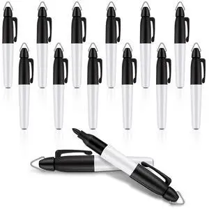 12 Pcs Mini Permanent Markers with Golf Keychain Clips for CNA Nurses Badge Quick Drying Fine Point Ink Pens for Office Outdoor Activities(Black) 12 Pcs Mini Permanent Markers with Golf Keychain Clips for CNA Nurses Badge Quick Drying Fine Point Ink Pens for Office Outdoor Activities(Black)
