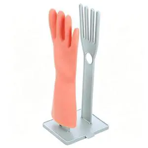 Kitchen Gloves Holder, Reusable Plastic Glove Drying Rack, Rubber Mitten Dryer Dish Glove Holder Stand for Sink, Towel Hanger for Rags Sponge Food Bag Organizer Kitchen Gloves Holder, Reusable Plastic Glove Drying Rack, Rubber Mitten Dryer Dish Glove Holder Stand for Sink, Towel Hanger for Rags Sponge Food Bag Organizer