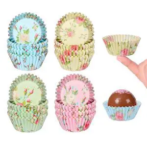 Floral Mini Cupcake Liners 400 Count Colorful Paper Baking Cups Food Grade Disposable Cupcake Wrappers Bright Colors Muffin Cups for Wedding Birthday Tea Party Baking Supplies Floral Mini Cupcake Liners 400 Count Colorful Paper Baking Cups Food Grade Disposable Cupcake Wrappers Bright Colors Muffin Cups for Wedding Birthday Tea Party Baking Supplies