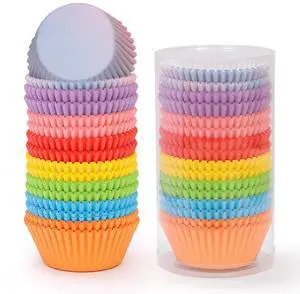 Rainbow Standard Cupcake Liners 400 Count Solid Colorful Paper Baking Cups Food Grade Disposable Cupcake Wrappers Bright Color Muffin Cups for Wedding Birthday Tea Party Baking Supplies Rainbow Standard Cupcake Liners 400 Count Solid Colorful Paper Baking Cups Food Grade Disposable Cupcake Wrappers Bright Color Muffin Cups for Wedding Birthday Tea Party Baking Supplies