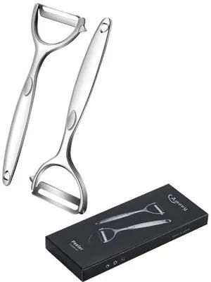 Premium Peeler Set - Vegetable,Apple Peelers for Kitchen, Fruit, Carrot, Veggie,Potatoes Peeler,Y-Shaped Stainless Steel Peelers,with Ergonomic Non-Slip Handle & Sharp Blade,Good Sturdy (2PCS) Premium Peeler Set - Vegetable,Apple Peelers for Kitchen, Fruit, Carrot, Veggie,Potatoes Peeler,Y-Shaped Stainless Steel Peelers,with Ergonomic Non-Slip Handle & Sharp Blade,Good Sturdy (2PCS)