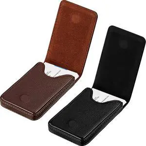 2 Pcs Business Card Holder, PU Leather Business Card Case Pocket Wallet with Magnetic Shut for Men Women(Black and Coffee,Classic) 2 Pcs Business Card Holder, PU Leather Business Card Case Pocket Wallet with Magnetic Shut for Men Women(Black and Coffee,Classic)