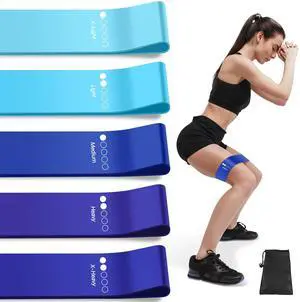 Bands for Working Out, 5 Levels Elastic Exercise Bands Bands for Working Out, 5 Levels Elastic Exercise Bands