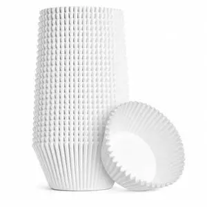 Cupcake Liners - Standard Size Cupcake Wrappers to use for Pans or carrier or on stand - White Paper Baking Cups Pack of 500 Cupcake Liners - Standard Size Cupcake Wrappers to use for Pans or carrier or on stand - White Paper Baking Cups Pack of 500