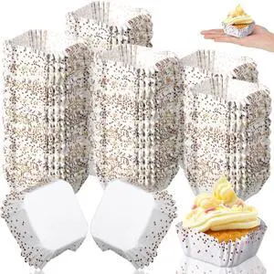350 Pcs Square Mini Cupcake Liners Disposable Brownie Baking Pan Liners 1.77 Inch Paper Baking Cup for Cup and Cupcakes Party Supplies for Weddings Birthdays Bridal Showers(Gold Dots) 350 Pcs Square Mini Cupcake Liners Disposable Brownie Baking Pan Liners 1.77 Inch Paper Baking Cup for Cup and Cupcakes Party Supplies for Weddings Birthdays Bridal Showers(Gold Dots)