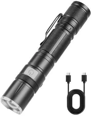 LED Flashlight Rechargeable, Pocket Small Bright Flashlights 5Modes LED Flashlight Rechargeable, Pocket Small Bright Flashlights 5Modes