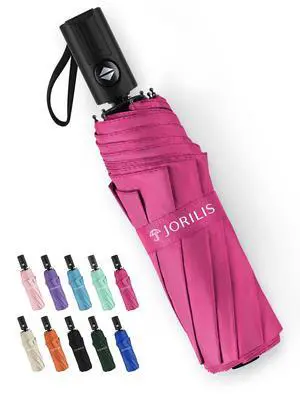 Compact Umbrella for Travel - Automatic Umbrellas for Rain & Sun Protection, Small Portable UV Umbrella for Car, Backpack, Walking, Folding Windproof Umbrellas for Kids, Women Compact Umbrella for Travel - Automatic Umbrellas for Rain & Sun Protection, Small Portable UV Umbrella for Car, Backpack, Walking, Folding Windproof Umbrellas for Kids, Women