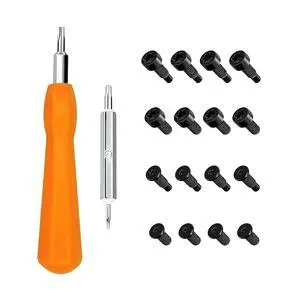 Screwdriver With 16PCS Screws Compatible With Ring Doorbell, EMiEN Torx T6 & T15 Bit Screwdriver Kits Compatible with Video Doorbell, Doorbell 2, Doorbell Pro And Elite Battery Change Screwdriver With 16PCS Screws Compatible With Ring Doorbell, EMiEN Torx T6 & T15 Bit Screwdriver Kits Compatible with Video Doorbell, Doorbell 2, Doorbell Pro And Elite Battery Change