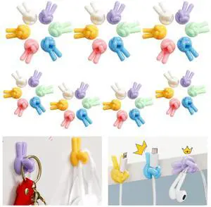 42Pcs Creative Silicone Thumb Up Wall Hook, Self Adhesive Cable Clips, Funny Cord Holders for Cables, Wall Decoration Hook /Office Data Cable Clip Wire Desk Organizer 42Pcs Creative Silicone Thumb Up Wall Hook, Self Adhesive Cable Clips, Funny Cord Holders for Cables, Wall Decoration Hook /Office Data Cable Clip Wire Desk Organizer