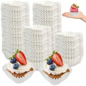 1000 Pcs Square Cupcake Liners Disposable Craft White Baking CupsSquare Baking Cups for BakingPan Liners Paper Baking Cup for Cupcakes and Cup Liners Party Supplies Decoration 1000 Pcs Square Cupcake Liners Disposable Craft White Baking CupsSquare Baking Cups for BakingPan Liners Paper Baking Cup for Cupcakes and Cup Liners Party Supplies Decoration
