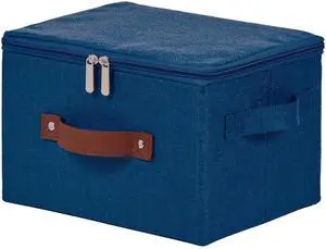 Storage Bins with Zipper Lids Decorative Lidded Baskets Boxes Storage Bins with Zipper Lids Decorative Lidded Baskets Boxes