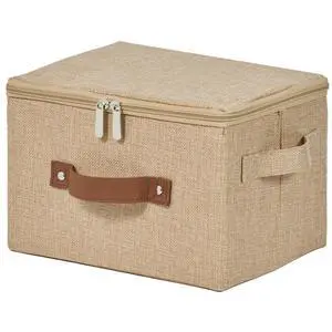 Storage Bins with Zipper Lids Decorative Lidded Baskets Boxes Storage Bins with Zipper Lids Decorative Lidded Baskets Boxes