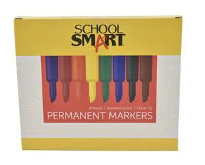 1354254 Permanent Marker Set, Broad Chisel Tip, Assorted Colors (Pack of 8), 0.63 H x 5.25 L x 5 W 1354254 Permanent Marker Set, Broad Chisel Tip, Assorted Colors (Pack of 8), 0.63 H x 5.25 L x 5 W