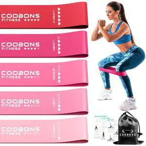 Resistance Bands for Working Out, Exercise Bands Resistance Bands Set with 5 Resistance Levels, Latex Loop Bands for Women Men, Workout Bands for Legs, Glutes, Strength Training, Yoga, Home Gym Resistance Bands for Working Out, Exercise Bands Resistance Bands Set with 5 Resistance Levels, Latex Loop Bands for Women Men, Workout Bands for Legs, Glutes, Strength Training, Yoga, Home Gym