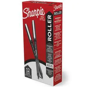 Needle Point Rollerball Pens, 0.5mm, Black Ink, 12 Count - Stationary, Writing, Bullet Journaling, Office Supplies Needle Point Rollerball Pens, 0.5mm, Black Ink, 12 Count - Stationary, Writing, Bullet Journaling, Office Supplies