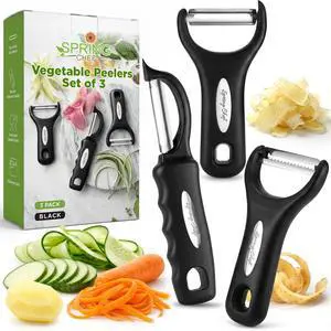 3pcs Vegetable Peelers for Kitchen, Swivel, Y & Julienne Peeler 3pcs Vegetable Peelers for Kitchen, Swivel, Y & Julienne Peeler