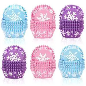 600Pcs Winter Snowflake Cupcake Liners Pink Blue Purple Snowflake Cupcake Muffin Wrappers 2 x 1.2 Inch Winter Snow Paper Cake Baking Cups for Xmas Birthday Party Decor Supplies 600Pcs Winter Snowflake Cupcake Liners Pink Blue Purple Snowflake Cupcake Muffin Wrappers 2 x 1.2 Inch Winter Snow Paper Cake Baking Cups for Xmas Birthday Party Decor Supplies