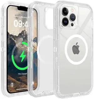 for iPhone 16 Case Compatible with MagSafe, Clear for iPhone 16 Case Compatible with MagSafe, Clear