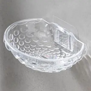 Soap Dish with Self-Draining Design - No Drilling Universal and Aesthetics, Waterproof, Plastic Soap Saver - Bathroom Kitchen Organizer Soap Dish with Self-Draining Design - No Drilling Universal and Aesthetics, Waterproof, Plastic Soap Saver - Bathroom Kitchen Organizer