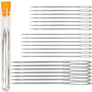 Large Eye Sewing Needles, Sewing Needles, Stainless Steel Embroidery Thread Needle, Handmade Yarn Knitting Needles Leather Needle (21 Pieces) Large Eye Sewing Needles, Sewing Needles, Stainless Steel Embroidery Thread Needle, Handmade Yarn Knitting Needles Leather Needle (21 Pieces)