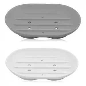 2 Pcs Silicone Soap Dish with Drainage,Anti-Slip Portable Shower Soap Box, Self Draining Shower Soap Holder for Showers, Bathroom, Kitchen, Counter Top and Shelf, Easy Cleaning 2 Pcs Silicone Soap Dish with Drainage,Anti-Slip Portable Shower Soap Box, Self Draining Shower Soap Holder for Showers, Bathroom, Kitchen, Counter Top and Shelf, Easy Cleaning
