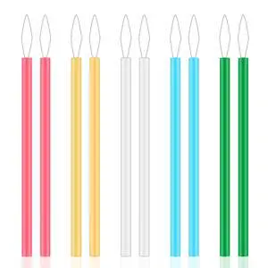 10 Pcs Needle Threader for Hand Sewing 5 Colors Needle Threading Tool Set Colorful Easy Threading Guide Plastic Sewing Machine Thread Helper for Elderly Beading and Knitting Craft Accessories 10 Pcs Needle Threader for Hand Sewing 5 Colors Needle Threading Tool Set Colorful Easy Threading Guide Plastic Sewing Machine Thread Helper for Elderly Beading and Knitting Craft Accessories