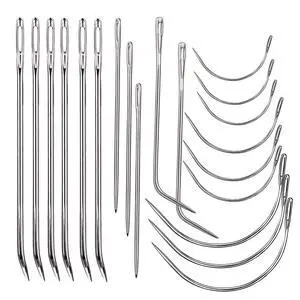 Sewing Needles, Curved Needle, 20 PCS Upholstery Needle Sewing Needles, Curved Needle, 20 PCS Upholstery Needle