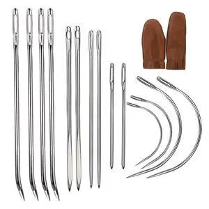 Upholstery Needle, 16 PCS Curved Needle, Leather Needles Upholstery Needle, 16 PCS Curved Needle, Leather Needles