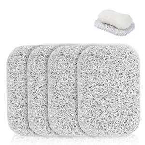 4pcs Soap Lifting Pads for Soap Dish,Bars soap Holder for Shower Kitchen Bathroom Travel Hotel Cleaning Supplies 4pcs Soap Lifting Pads for Soap Dish,Bars soap Holder for Shower Kitchen Bathroom Travel Hotel Cleaning Supplies