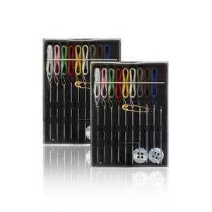 2 Boxes Easy Pre Threaded Needle Kit, Prethreaded Sewing Kits 2 Boxes Easy Pre Threaded Needle Kit, Prethreaded Sewing Kits