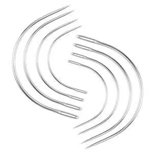 8 PCS Curved Needle Set, Curved Needles for Hand Sewing 8 PCS Curved Needle Set, Curved Needles for Hand Sewing