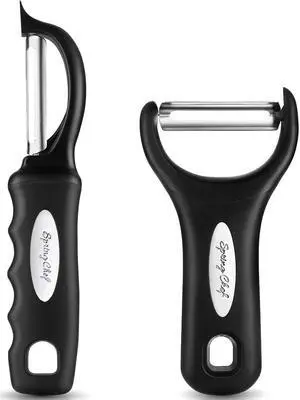 Swivel Vegetable Peeler & Y Potato Peeler w/Soft Grip Handles Swivel Vegetable Peeler & Y Potato Peeler w/Soft Grip Handles