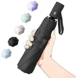 Small Compact Travel Umbrella with UV Protection for Sun & Rain Small Compact Travel Umbrella with UV Protection for Sun & Rain