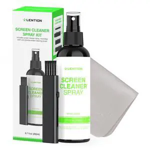 Screen Cleaner Spray Kit 6.7oz Bottle with Microfiber Cloth & Brush Screen Cleaner Spray Kit 6.7oz Bottle with Microfiber Cloth & Brush