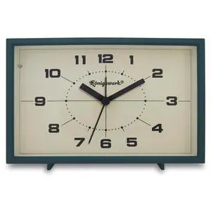 Analog Alarm Clock, 6 inch Silent Non Ticking Small Clock with Night Light, Battery Operated Simply Design for Bedroom, Bedside, Living Room, Room Decor, Desk, Table (Green) Analog Alarm Clock, 6 inch Silent Non Ticking Small Clock with Night Light, Battery Operated Simply Design for Bedroom, Bedside, Living Room, Room Decor, Desk, Table (Green)