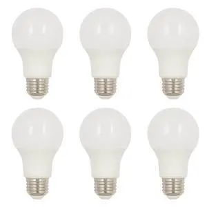 5295020 9 Watt (60 Watt Equivalent) A19 Bright White LED Light Bulb, Medium Base, 6 Pack 5295020 9 Watt (60 Watt Equivalent) A19 Bright White LED Light Bulb, Medium Base, 6 Pack
