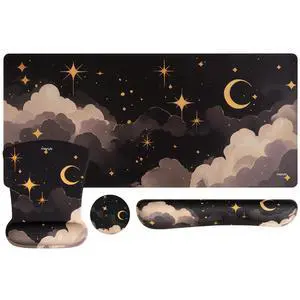 Keyboard Mouse Pad Set, Large Gaming Mouse Pad&Keyboard Wrist Rest Keyboard Mouse Pad Set, Large Gaming Mouse Pad&Keyboard Wrist Rest