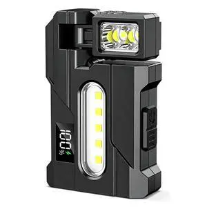 Magnetic Rotatable EDC Flashlight, 500 Lumens USB-C Rechargeable Magnetic Rotatable EDC Flashlight, 500 Lumens USB-C Rechargeable