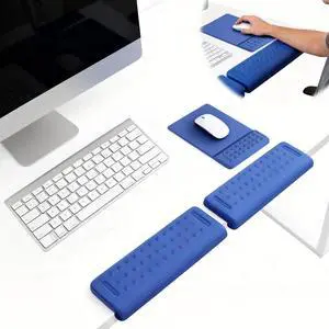 3PC L-Shaped Desk Edge Cushion: Ergonomic Forearm & Wrist Rest 3PC L-Shaped Desk Edge Cushion: Ergonomic Forearm & Wrist Rest