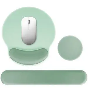Wrist Rest Support for Mouse Pad&Keyboard Set,Circle Curved Ergonomic Mouse pad Non-Slip BaseGaming Mouse pad Arm Cushion Support for Computer Office Desk Accessories Cute Setup,Green Wrist Rest Support for Mouse Pad&Keyboard Set,Circle Curved Ergonomic Mouse pad Non-Slip BaseGaming Mouse pad Arm Cushion Support for Computer Office Desk Accessories Cute Setup,Green