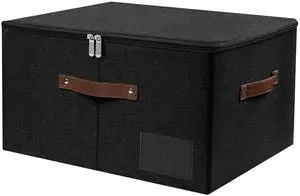 Zipper Lids 17.7" x 13.8" x 10" Foldable Storage Boxes Zipper Lids 17.7" x 13.8" x 10" Foldable Storage Boxes