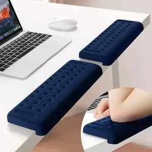 Sushret L-Shaped Desk Elbow Pad for Desk, 2-Pack Elbow Rest, Dark Blue Sushret L-Shaped Desk Elbow Pad for Desk, 2-Pack Elbow Rest, Dark Blue