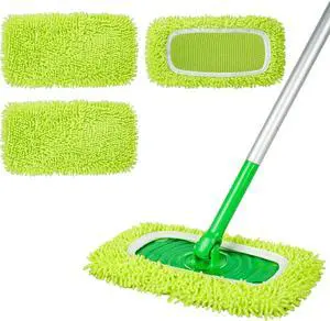 Reusable Chenille Mop Pads for Swiffer Sweeper Mop, 3 Pack Reusable Chenille Mop Pads for Swiffer Sweeper Mop, 3 Pack