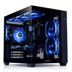 Mloong Gaming PC Desktop, AMD Ryzen 7 8700F 4.1 GHz (5.0Ghz Turbo), NVIDIA RTX 5060 Ti 8GB GDDR7, 1TB Gen4 NVMe SSD, 16GB 6000Mhz DDR5 RAM, 650W PSU, Wi-Fi, Win 11 Home Prebuilt PC, Black Mloong Gaming PC Desktop, AMD Ryzen 7 8700F 4.1 GHz (5.0Ghz Turbo), NVIDIA RTX 5060 Ti 8GB GDDR7, 1TB Gen4 NVMe SSD, 16GB 6000Mhz DDR5 RAM, 650W PSU, Wi-Fi, Win 11 Home Prebuilt PC, Black