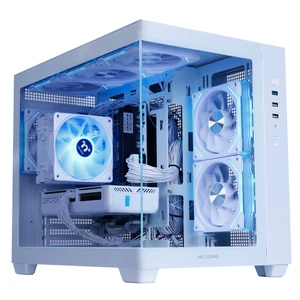 MLOONG Gaming PC, AMD Ryzen 5 5500 4.2 GHz, GeForce RTX 5060 8GB prebuilt pc, 1TB NVMe SSD, AI Powered 16GB DDR4 3200MHz, Air Cooled Prebuilt, 650W PSU, Windows 11 Home Gamer PC. White MLOONG Gaming PC, AMD Ryzen 5 5500 4.2 GHz, GeForce RTX 5060 8GB prebuilt pc, 1TB NVMe SSD, AI Powered 16GB DDR4 3200MHz, Air Cooled Prebuilt, 650W PSU, Windows 11 Home Gamer PC. White