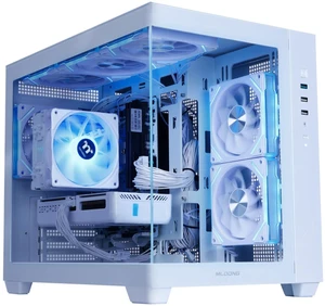 MLOONG Gaming PC, AMD Ryzen 5 5500 4.2 GHz, GeForce RTX 5060 8GB prebuilt pc, 1TB NVMe SSD, AI Powered 16GB DDR4 3200MHz, Air Cooled Prebuilt, 650W PSU, Windows 11 Home Gamer PC. White MLOONG Gaming PC, AMD Ryzen 5 5500 4.2 GHz, GeForce RTX 5060 8GB prebuilt pc, 1TB NVMe SSD, AI Powered 16GB DDR4 3200MHz, Air Cooled Prebuilt, 650W PSU, Windows 11 Home Gamer PC. White