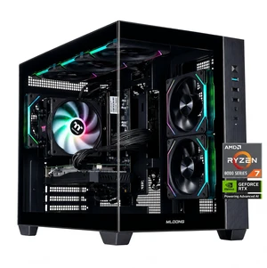 Mloong Gaming PC Desktop, AMD Ryzen 7 8700F 4.1 GHz, NVIDIA RTX 5060 Ti 8GB GDDR7, 1TB Gen4 NVMe SSD, 32GB 6000Mhz DDR5 RAM, 650W PSU, WiFi & BT, Win 11 Home Prebuilt Gaming PC, Black Mloong Gaming PC Desktop, AMD Ryzen 7 8700F 4.1 GHz, NVIDIA RTX 5060 Ti 8GB GDDR7, 1TB Gen4 NVMe SSD, 32GB 6000Mhz DDR5 RAM, 650W PSU, WiFi & BT, Win 11 Home Prebuilt Gaming PC, Black
